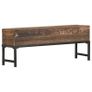 Bench 120 cm Solid Reclaimed Wood Image 6