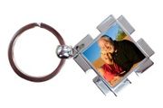 Personalised keyring jigsaw piece