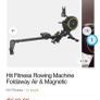 Hit Fitness Rowing Machine Foldaway Air & Magnetic Image 5