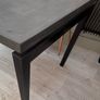 8 Person Dining Table with Concrete Top and Black Legs (chairs not included) Image 3