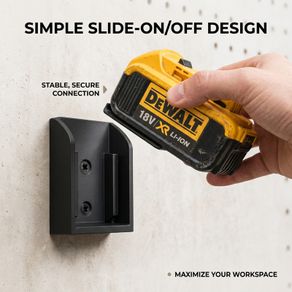 DeWalt Battery Holder Compact Wall Mount DeWalt 20V/18V XR