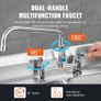 Commercial Faucet with Sprayer Brass (66 cm) Image 4