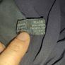 Genuine PRADA women's navy blue 100% leather blouse Image 6