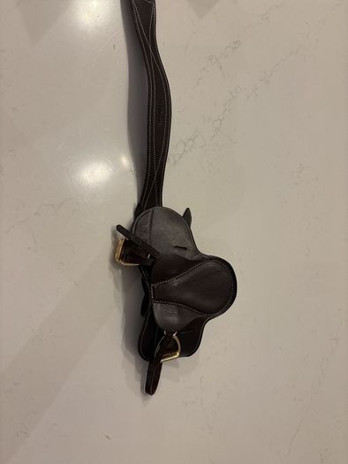 Lemieux toy pony saddle and girth