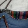 Vans Off The Wall Era 59 C&L in Navy and Woven Guate Stripe Lining. Image 4