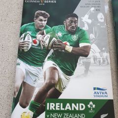 Ireland V New Zealand 2018 Match Programme