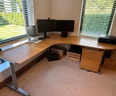 Large corner desk - Ikea Gallant