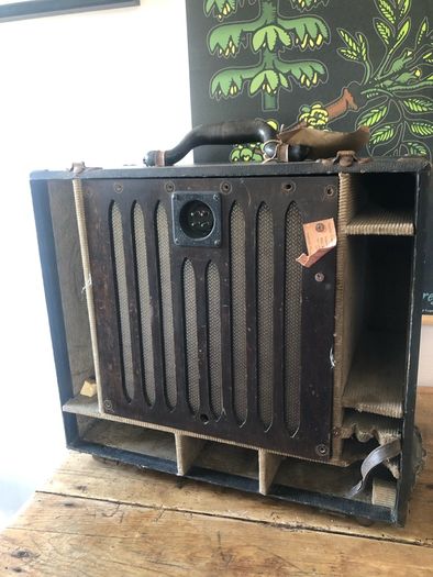 Antique speaker cab