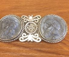 Sterling Silver RANA Brooch