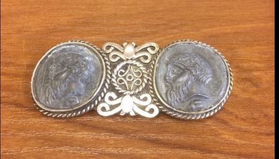 Sterling Silver RANA Brooch