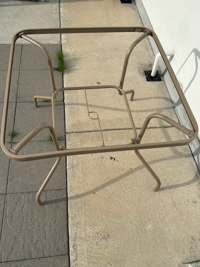 Garden metal table frame