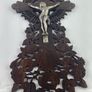 Vintage French wooden crucifix Image 7