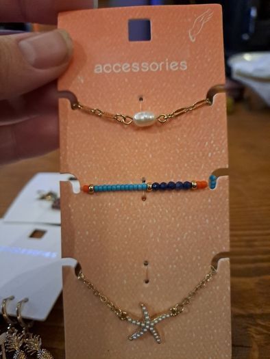 Jewellery earrings and necklaces