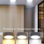 6W 620LM Round LED Ceiling Light 6500K, 51W Equivalent Lighting Ceiling, Small, Dome, Modern, Flush Ceiling Light for Bedroom, Kitchen, Porch, Hallway, Utility 2Pack Image 3