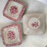 Vintage Masons Manchu Pink Red Ironstone Service 31 Pieces Mint Condition Image 7