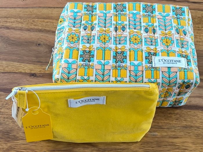 L'Occitane Cosmetic Bag x2