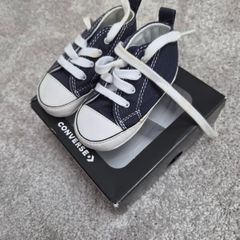 2 pairs of baby converse shoes