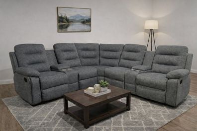 New Apollo Corner Fabric Recliner Sofa