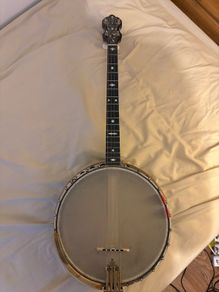 Bacon and day silver bell tenor banjo 17 fret