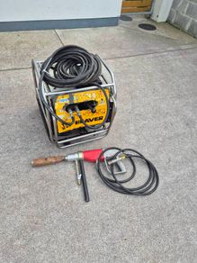 JCB beaver hydraulic power pack with core drill