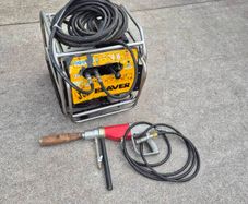 JCB beaver hydraulic power pack with core drill