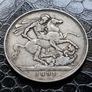 1891 United Kingdom 1 Silver Crown - Victoria 2nd portrait coin Image 2