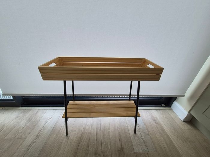 IKEA VANILJSTANG Plant Stand. 2-Tier Wooden Display Table