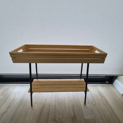 IKEA VANILJSTANG Plant Stand. 2-Tier Wooden Display Table