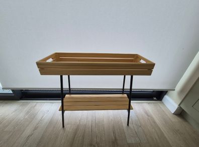 IKEA VANILJSTANG Plant Stand. 2-Tier Wooden Display Table