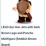 Qui gon jin lego (reddish brown beard) Image 2