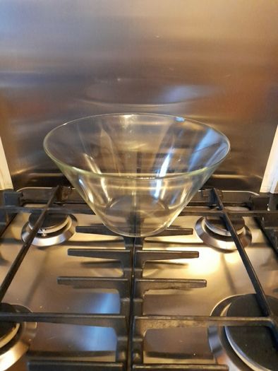 large glass bowl