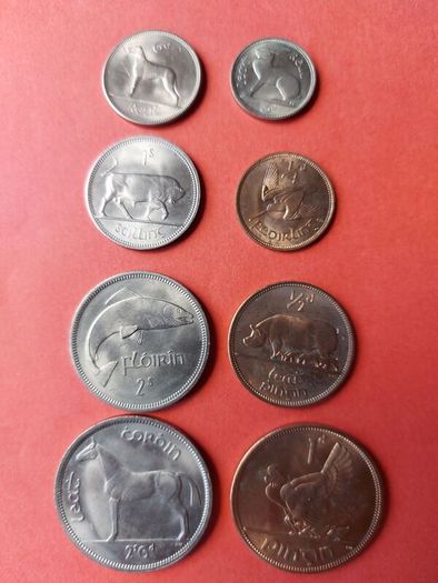 Coins of Ireland 1966 Set