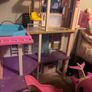 Barbie Dream house, camper van, ambulance sports car and plane Image 4