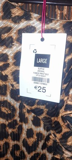 Animal print blouse