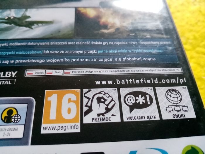 Game in Polish language Battlefield 3 PlayStation3 ps3 Games Original