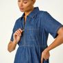 Denim Dress Image 4