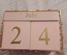 Rose Gold Calender