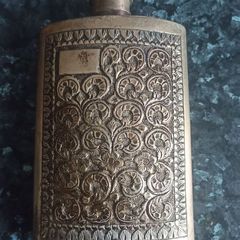 sterling silver whiskey flask