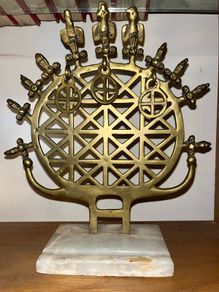 Antique Hittite sun disk
