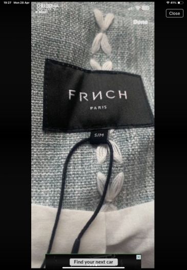 jacket Bnwt frnch kimono style jacket size small/medium