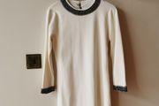 Cream knit dress