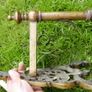 Victorian Brass Fire Dog or Antique Andiron Image 5