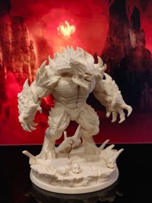 3D Printed Baron Of Hell From DOOM Franchise Figurine