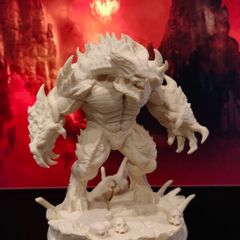 3D Printed Baron Of Hell From DOOM Franchise Figurine