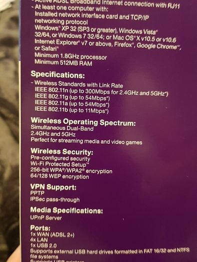 Belkin N600 DB N+ Modem Router