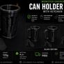 Monster Energy Can Holder Mug with Keychain | Gamer Desk Accessory Image 10