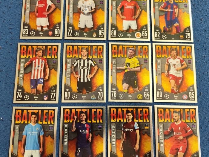 Match attax 23/24 base cards