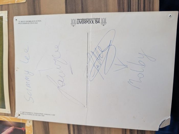 Huge 1990 80s vintage liverpool and some vintage Ireland soccer gear signed gear etc