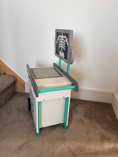 Little Town Wooden Hospital Cart