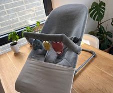 BabyBjorn bouncer with BabyBjorn toy bar